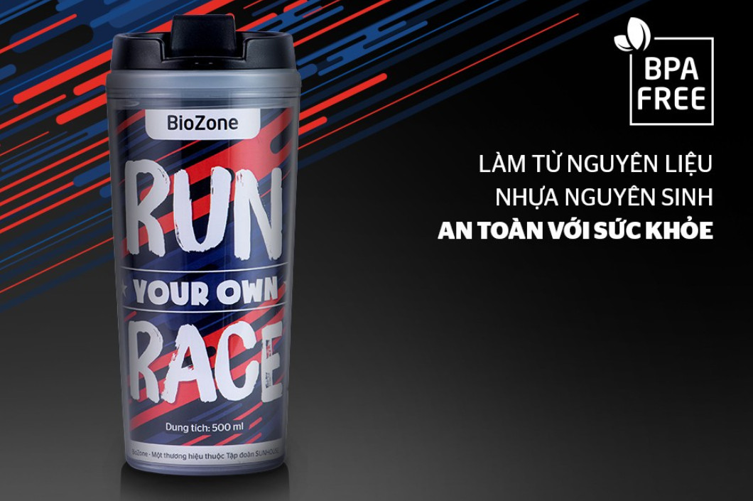 Bình giữ nhiệt BioZone 500ml nắp màu đen KB-WA500PB