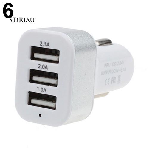 Củ sạc nhanh 3 cổng usb cho iPhone Samsung