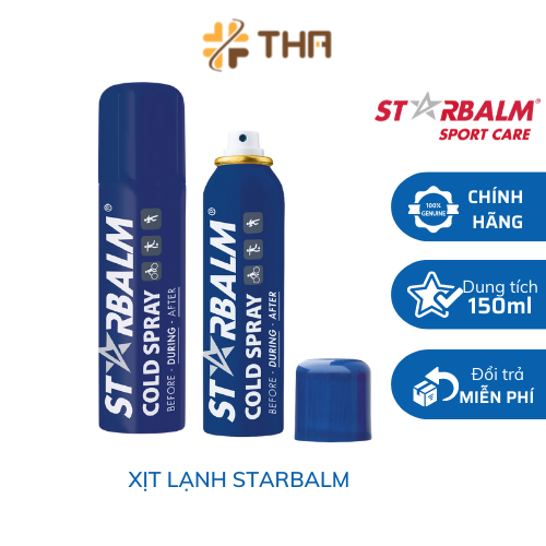 Chai xịt lạnh giảm đau Starblam hỗ trợ giảm đau nhức và chấn thương