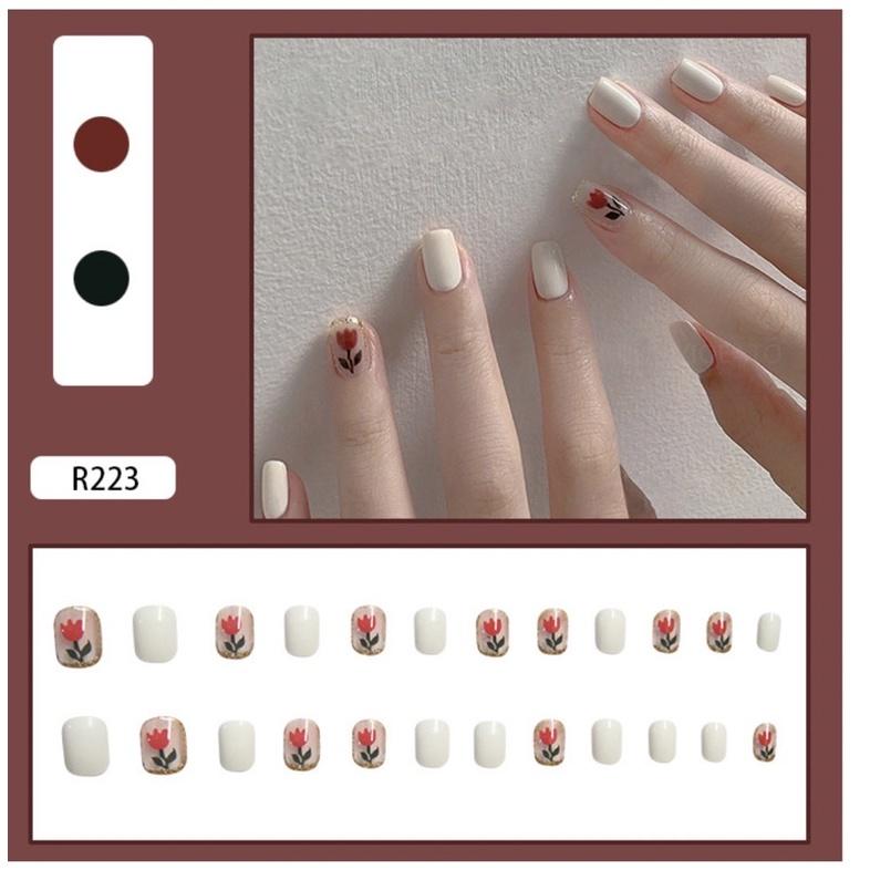 Móng tay dán đẹp làm nail kèm keo / R221 - R240