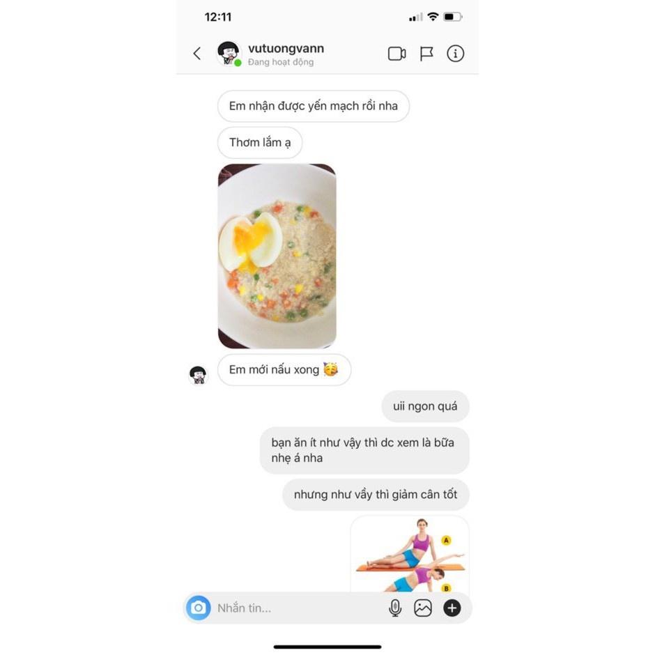 Yến mạch cán vỡ Meraki ăn liền healthy giảm cân eat clean nhập khẩu Úc