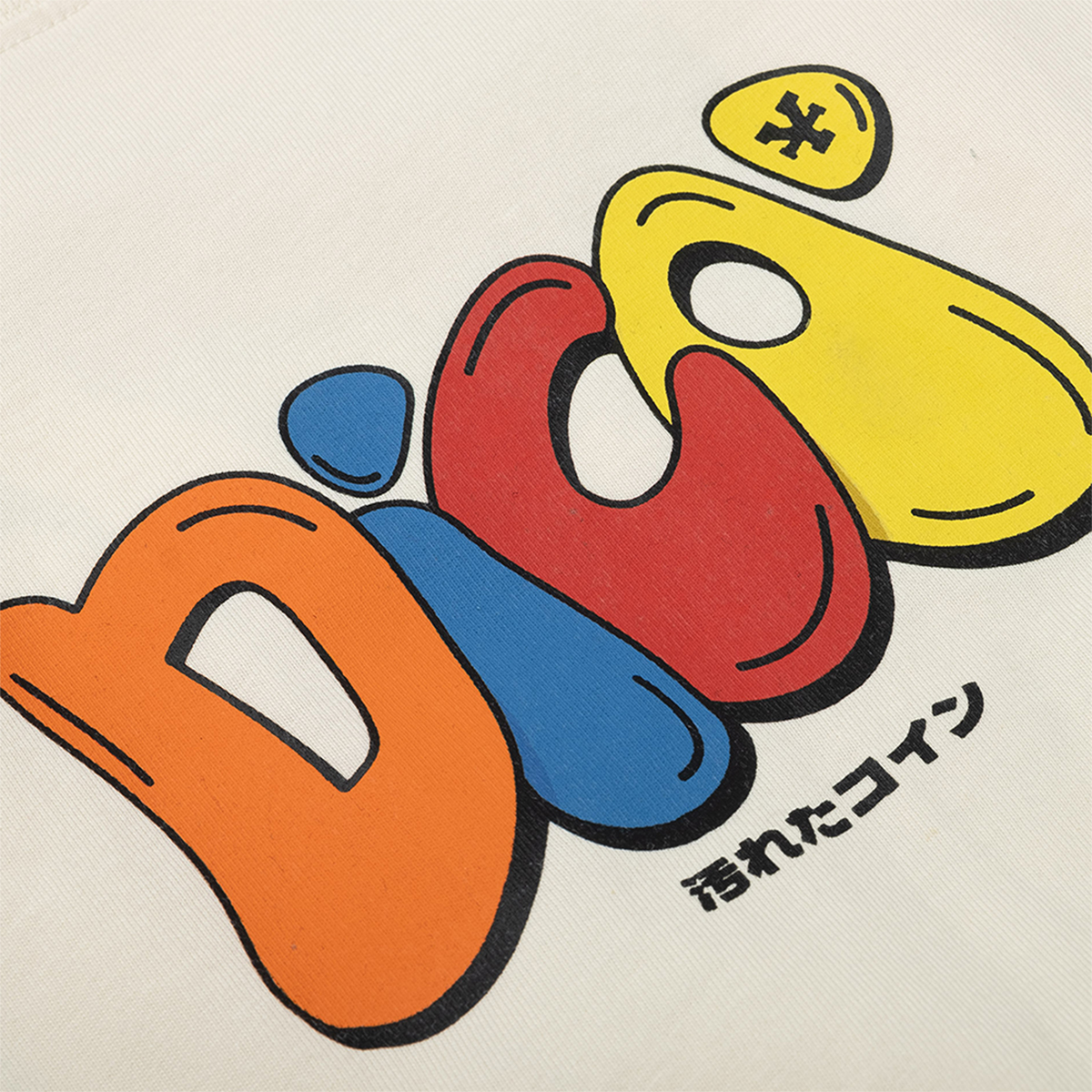 Áo Thun DirtyCoins Dico Multicolor Typo T-shirt - Cream