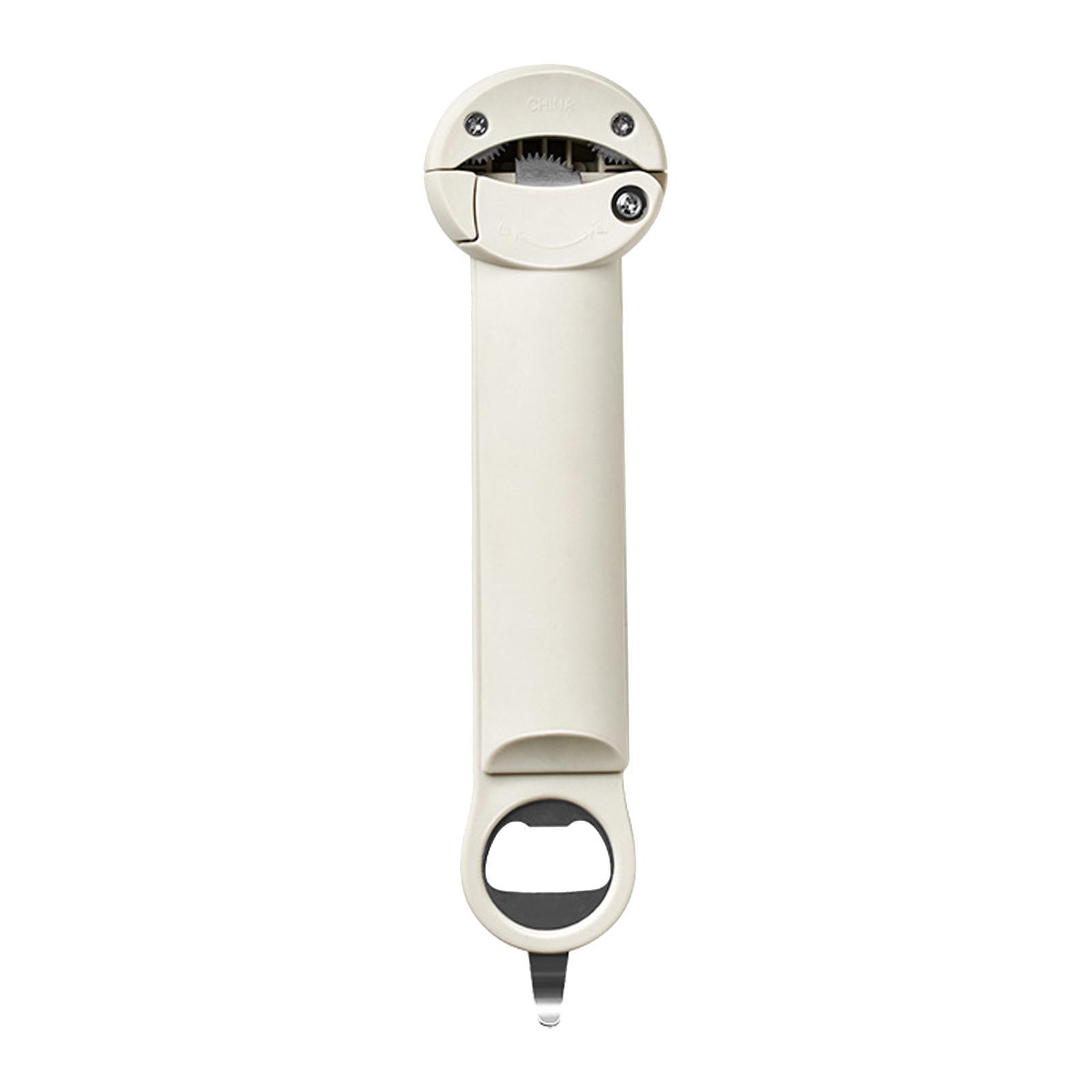 Manual Can Opener Adjustable Effortlessly Anti Slip Jars Openers