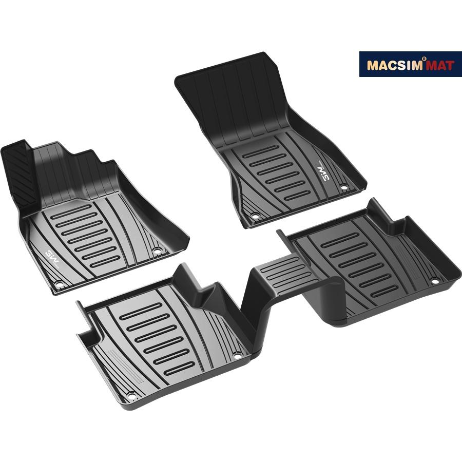 Thảm lót sàn xe ô tô Audi A3 2021 Nhãn hiệu Macsim 3W chất liệu nhựa TPE đúc khuôn cao cấp - màu đen