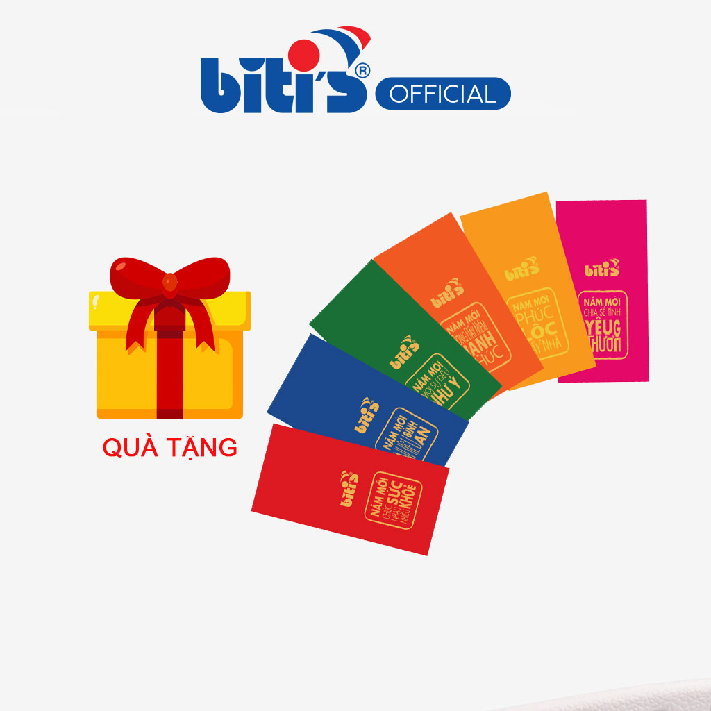 Set 5 bao lì xì Biti's may mắn cho năm mới 2023