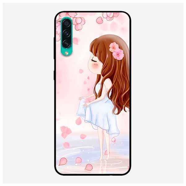 Ốp Lưng in cho Samsung A50s Mẫu Chú Sói Nền Xám - Hàng Chính Hãng