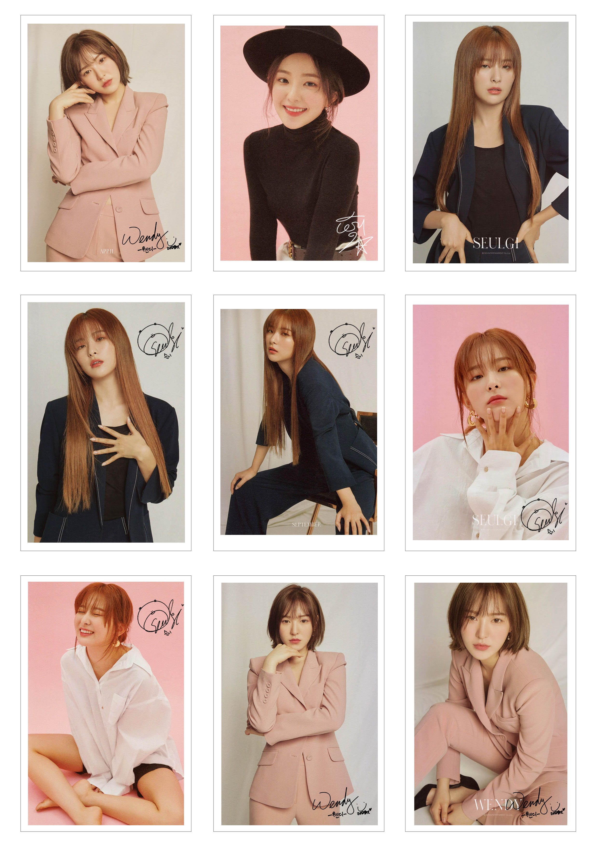 Lomo Card Ảnh RED VELVET - SEASON GREETING 2020 ( 36 ảnh)