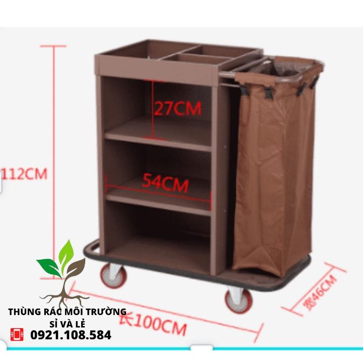 Xe dọn phòng khách sạn 1 túi
