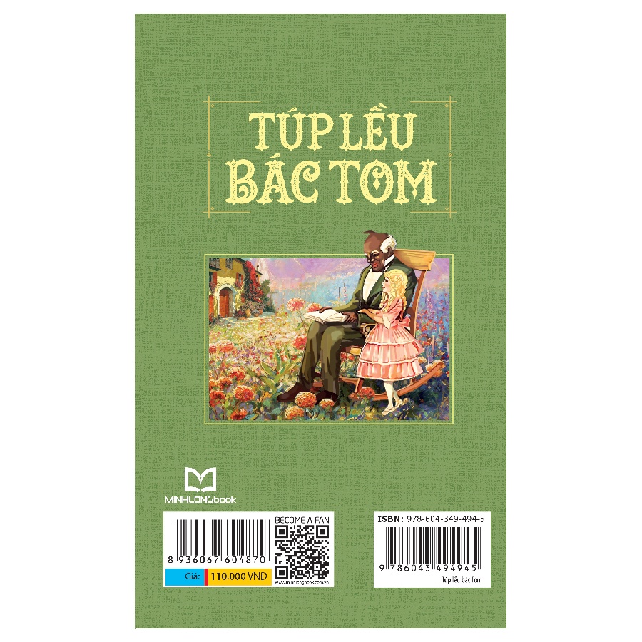 Sách- Túp Lều Bác Tôm - Harriet Beecher Stowe (Tái Bản) (ML)