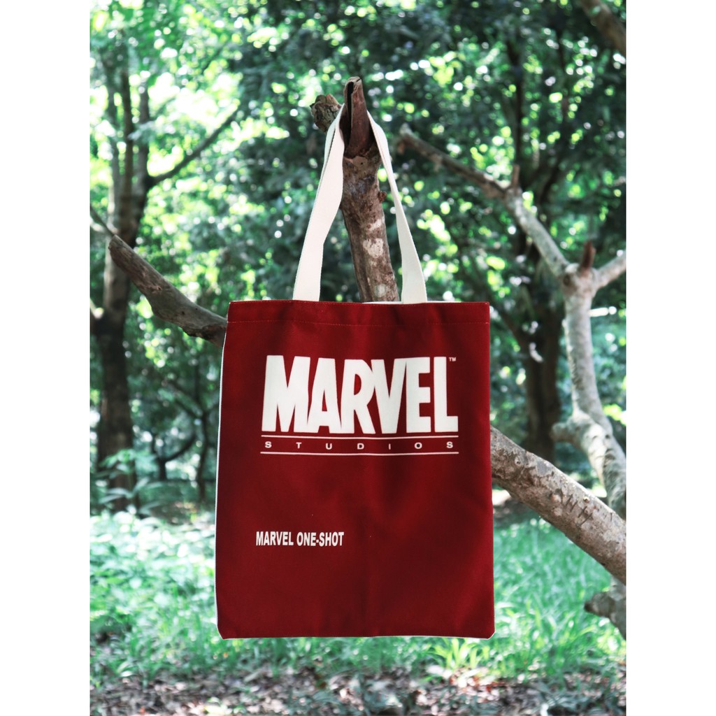 Túi tote vải thiết kế Marvel studios