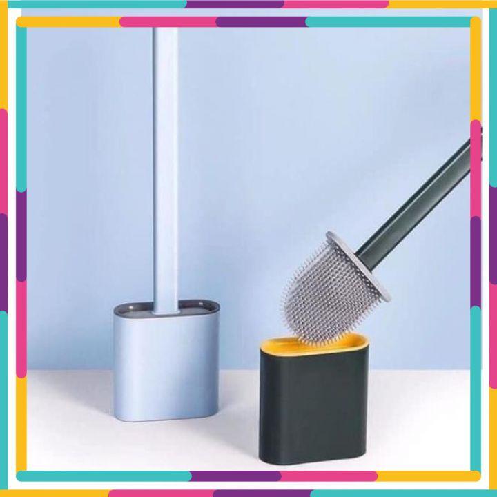 Chổi cọ nhà vệ sinh 2 mặt cây cọ toilet silicon 2 mặt