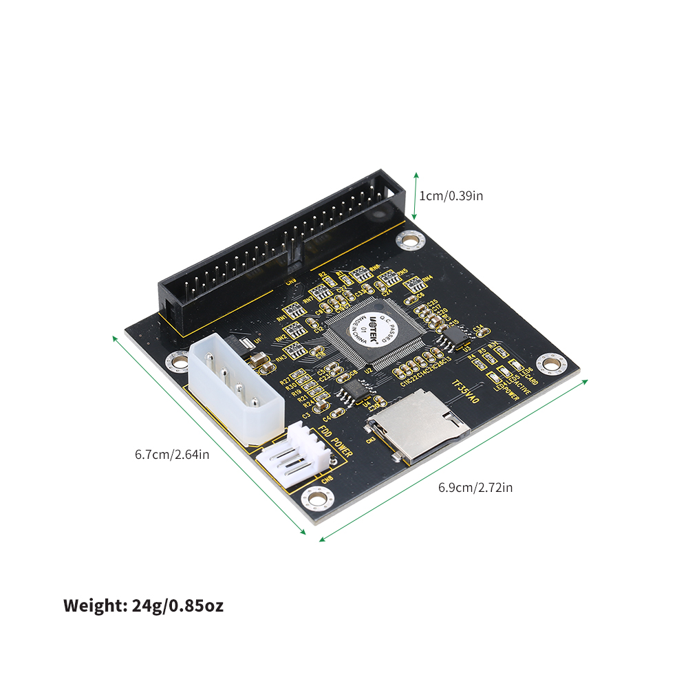 Thẻ Chuyển Đổi Đĩa Cứng TF 3.5 Inch IDE Micro SD Sang IDE 44pin Cho Máy Tính Xách Tay