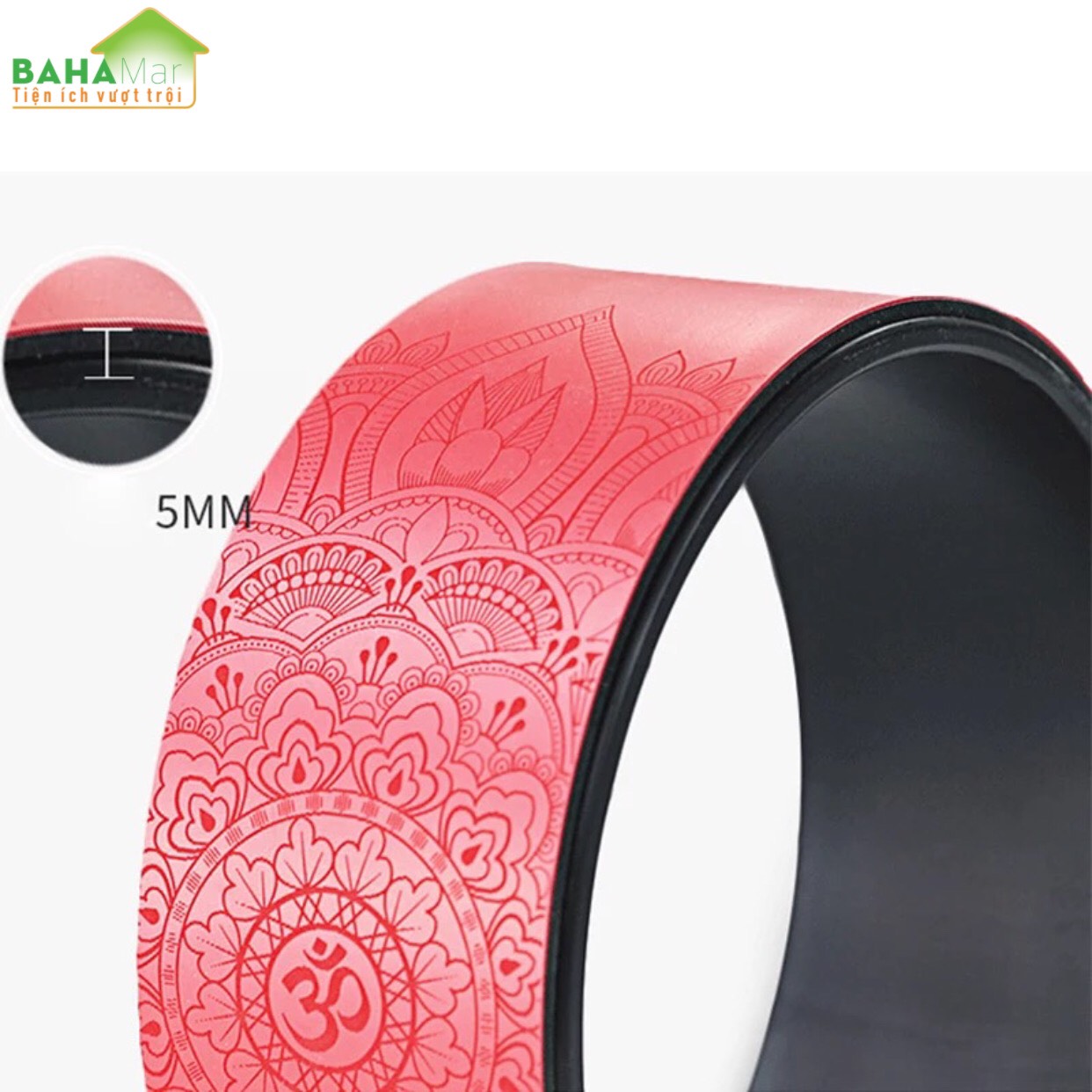 BÁNH XE YOGA - DỤNG CỤ TẬP HỖ TRỢ CÁC TƯ THẾ YOGA GIẢM ĐAU VÀ GIẢM EO "BAHAMAR" Hỗ trợ tập các tư thế Yoga trải dài và uốn, cải thiện linh hoạt và cân bằng và làm giảm căng thẳng.