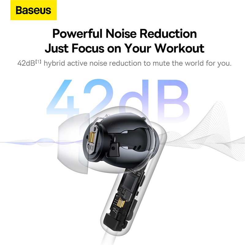 Tai Nghe Bluetooth Baseus Bowie U2 Pro Neckband Noise-Cancellation Wireless Earphones (Hàng chính hãng)