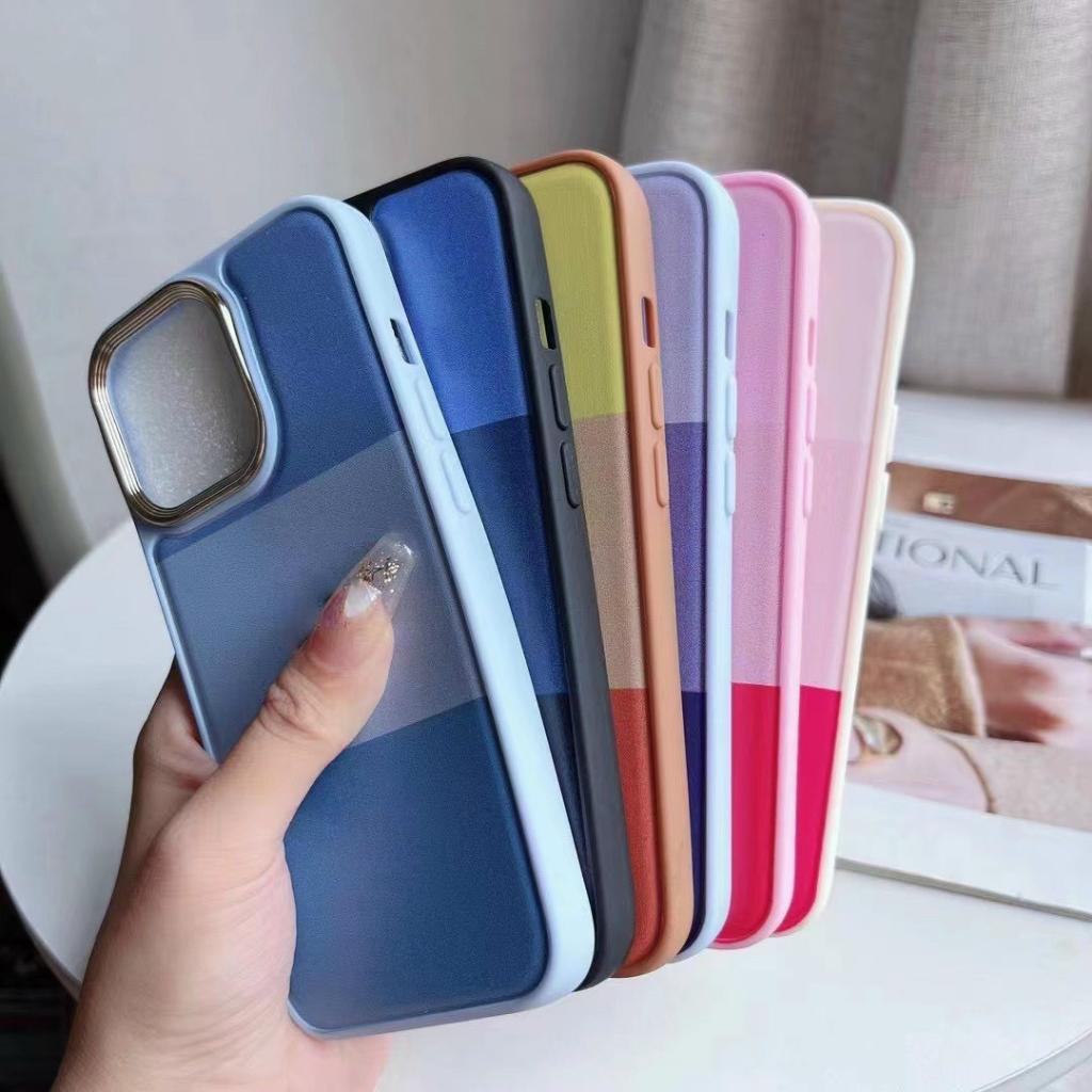 Ốp lưng cho iPhone X XR XS Max 6 6S 7 8 Plus 11 12 13 14 15 Pro Max viền dẻo camera mạ xi có lỗ dây đeo