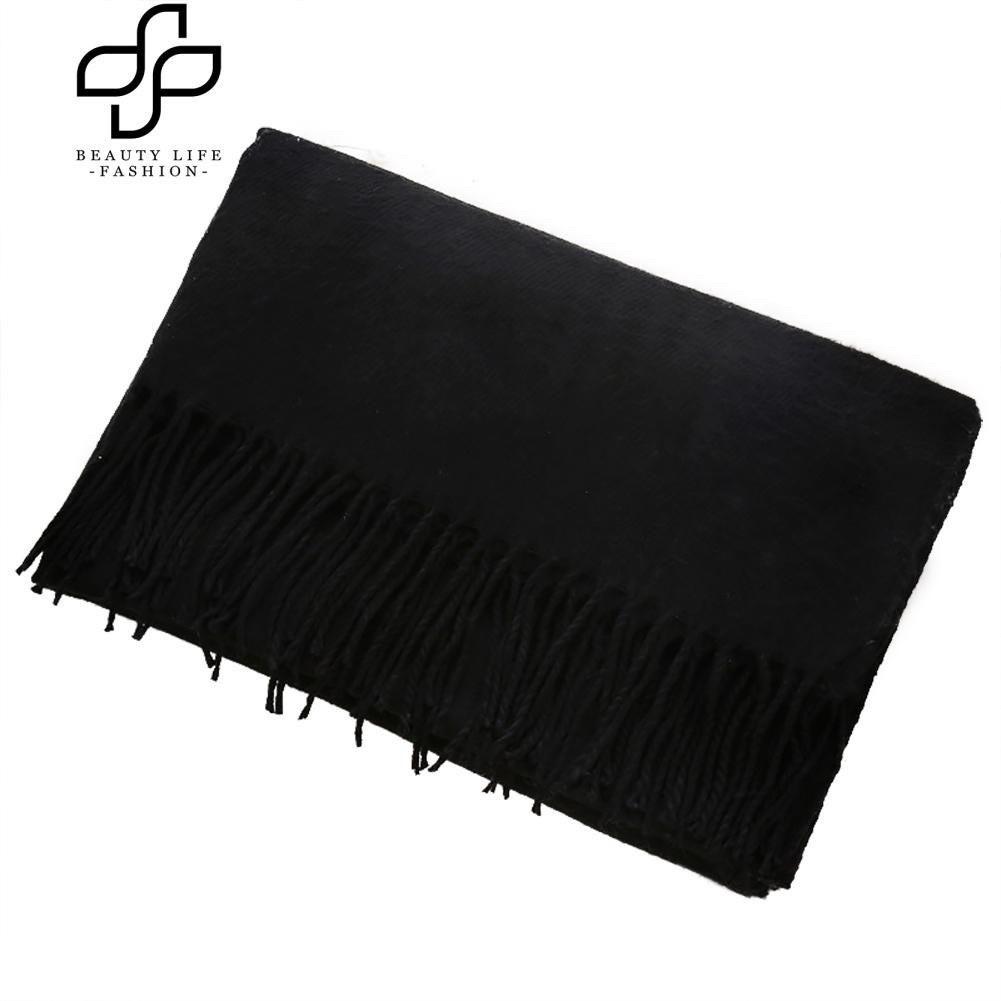 Khăn Quàng Cổ Nữ Jussy Fashion Chất Khăn Choàng Cổ Len Cashmere Dày Mịn Nhiều Màu Kích Thước 180x80cm