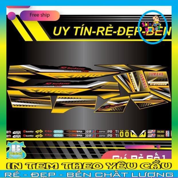 Tem rời Sirius xăng cơ V15