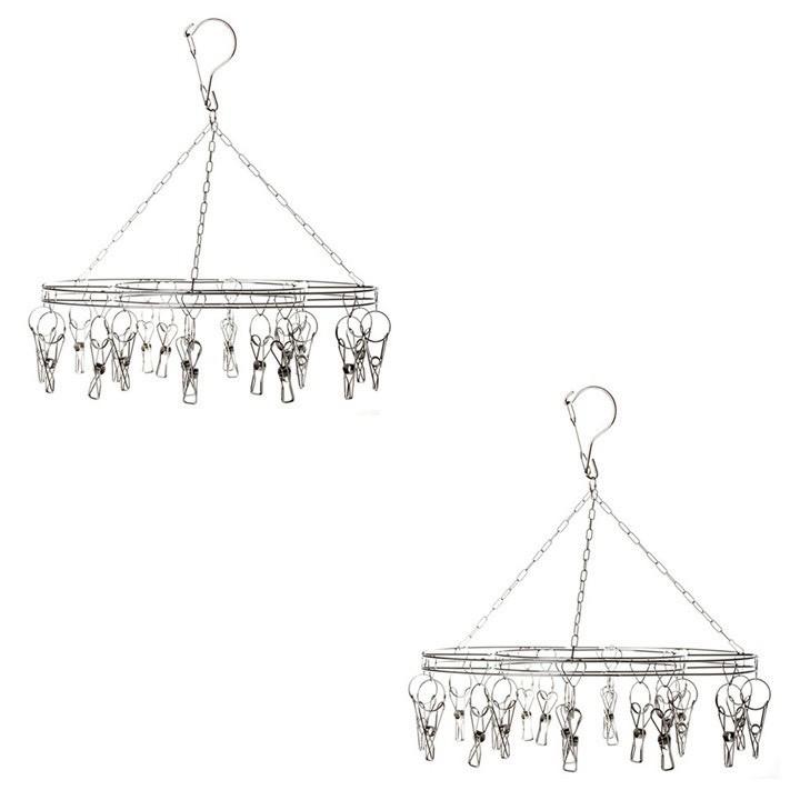 Móc dù vuông, tròn bằng Inox treo đồ đa năng