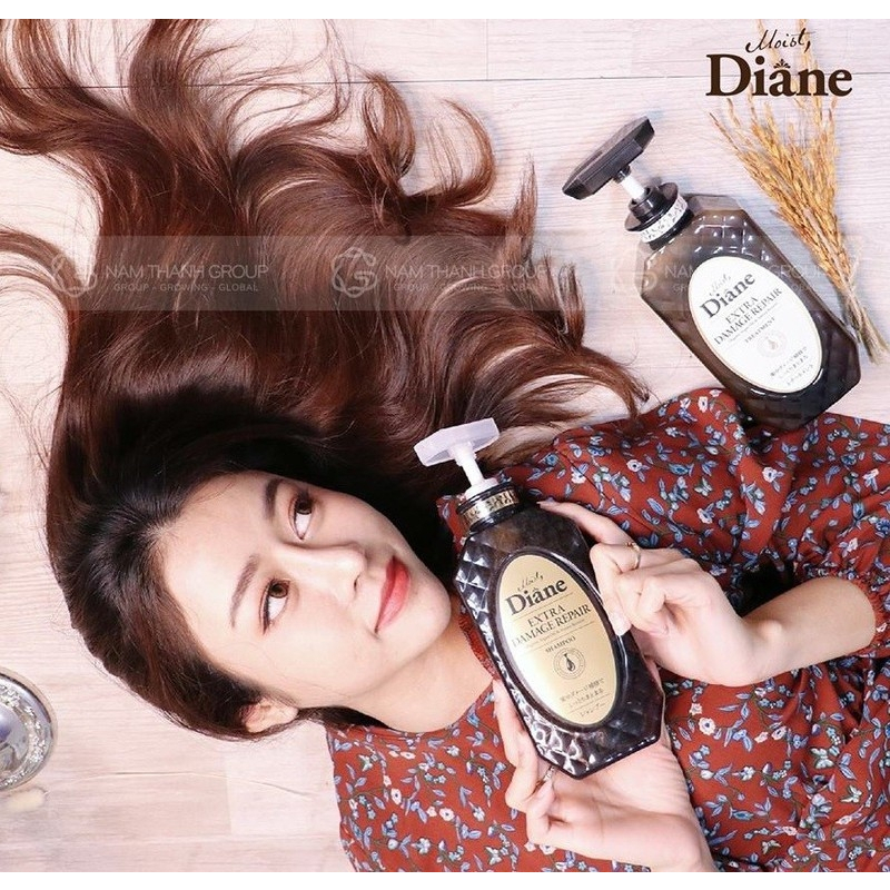 Dầu gội phục hồi tóc hư tổn nặng Moist Diane Extra Damage Repair Nhật Bản 450ml