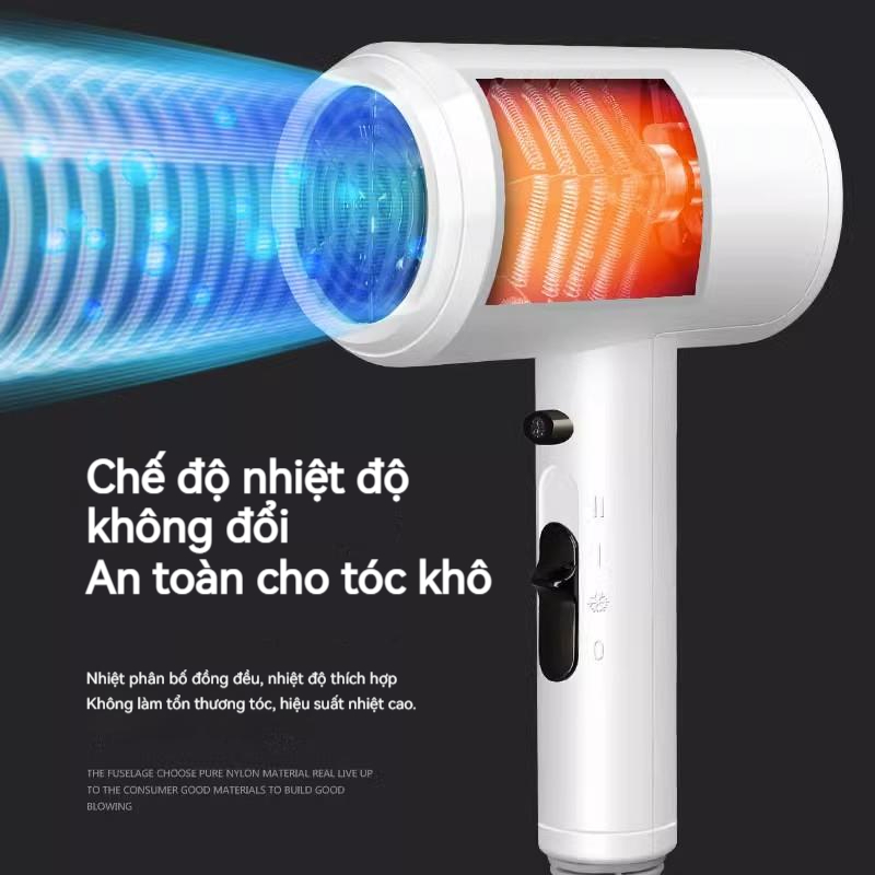 Máy sấy tóc nóng lạnh không làm tổn thương tóc có thể gắn tường nhà tắm khách sạn