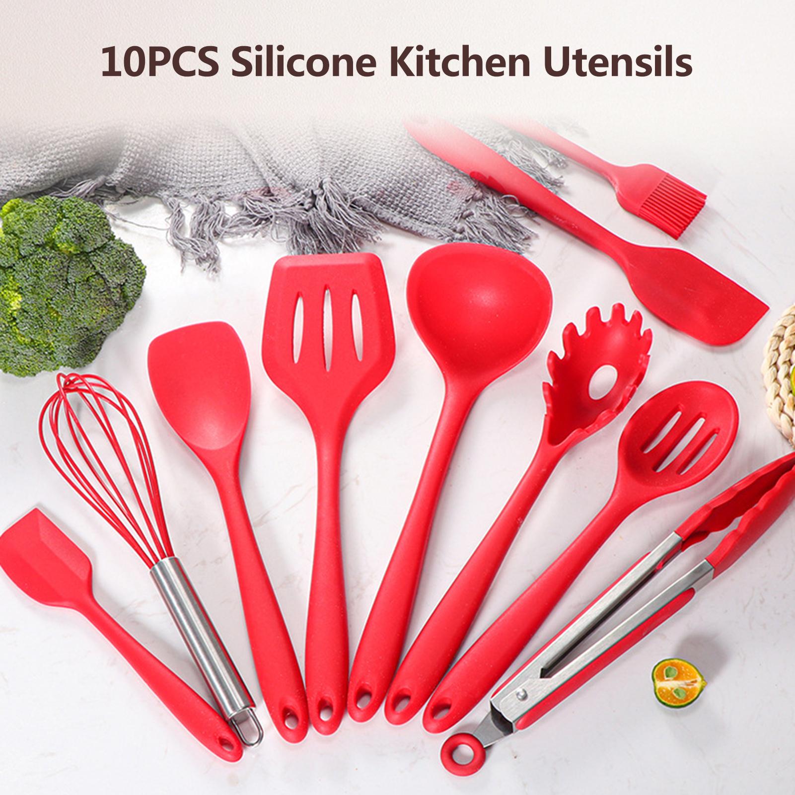 Bộ đồ dùng nhà bếp 10 món silicone chống dính