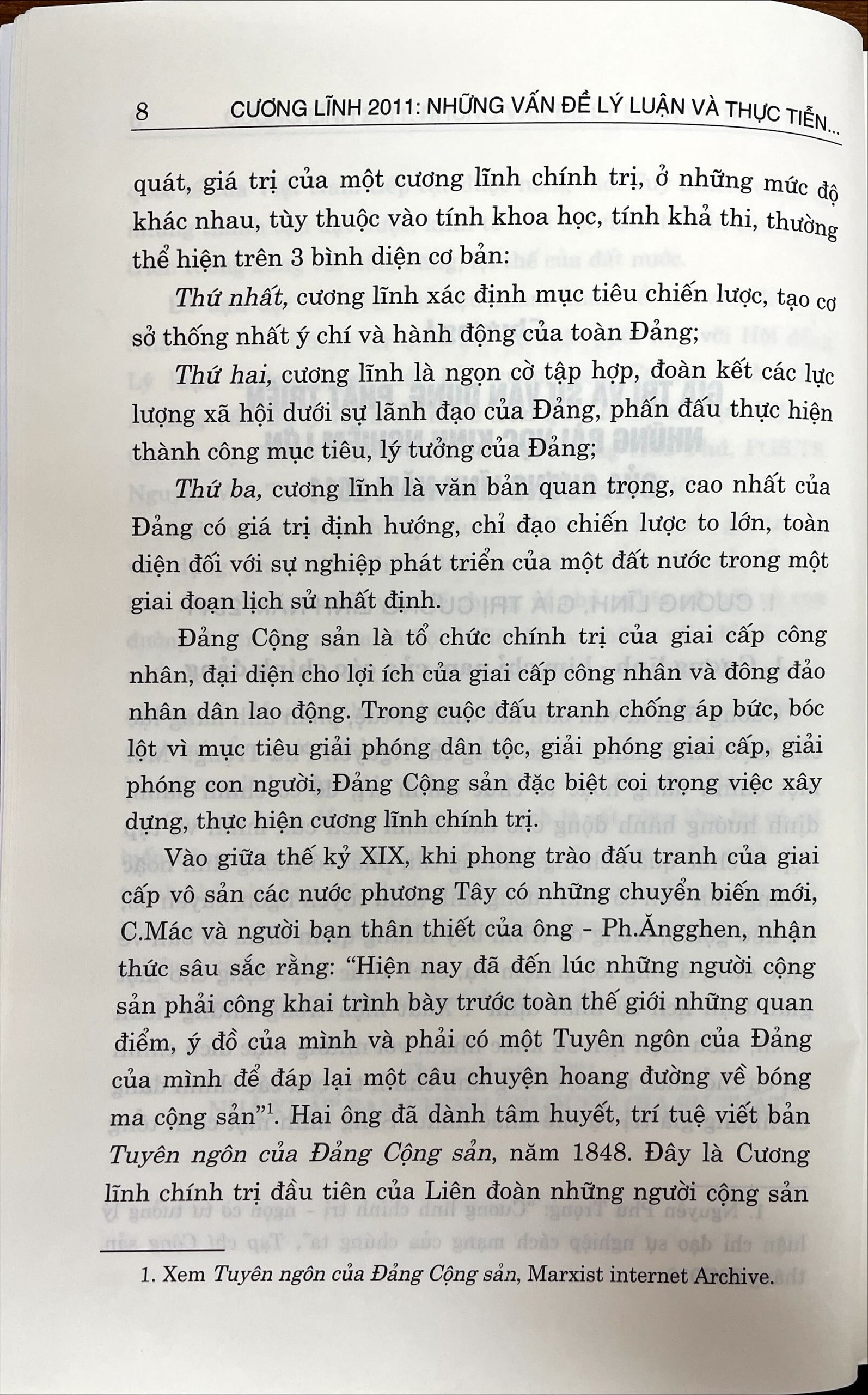 Cương lĩnh 2011: Những vấn đề lý luận và thực tiễn qua 10 năm thực hiện