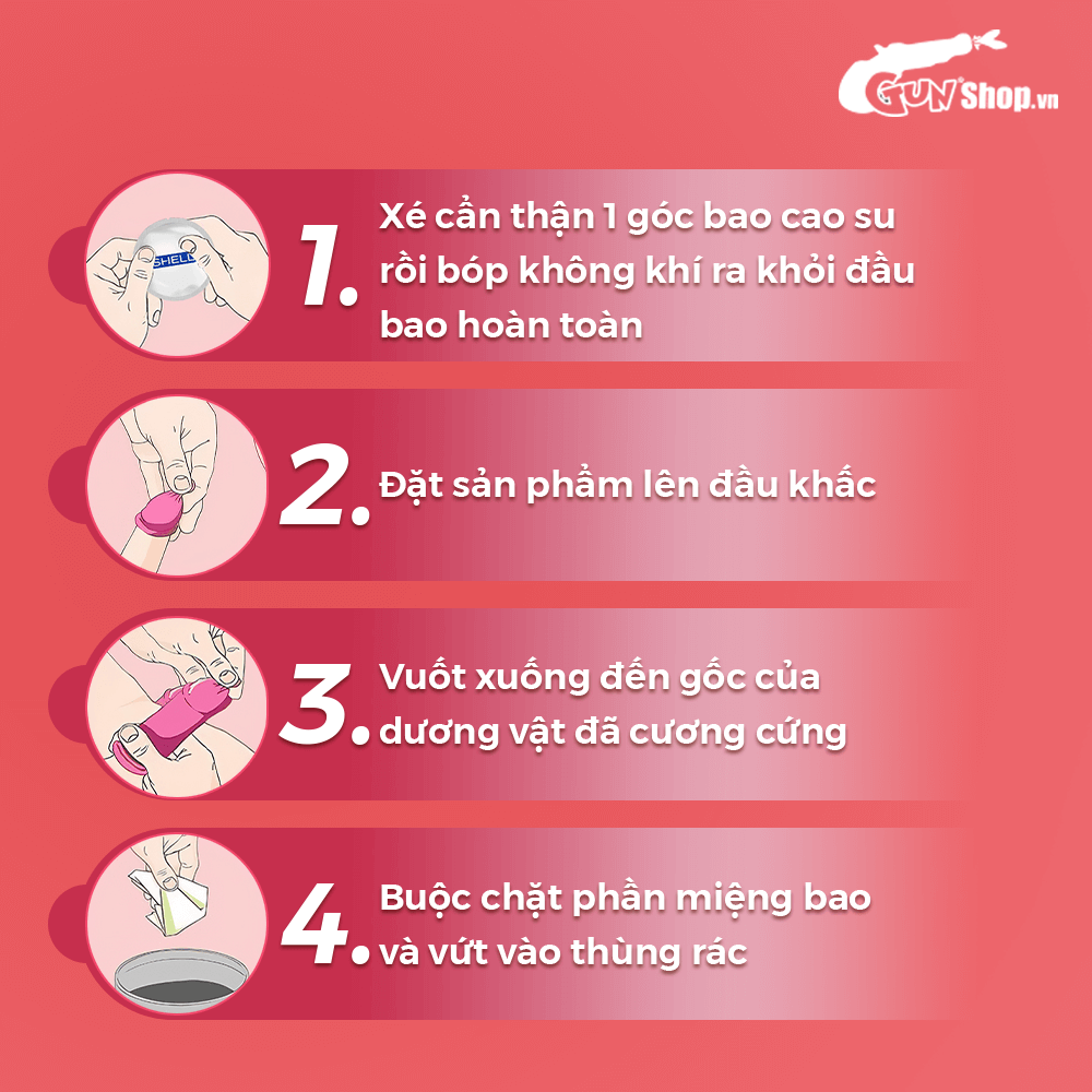 Bao cao su Shell Tropical Prolong kéo dài thời gian, hương hoa quả nhiệt đới - Hộp 3 cái