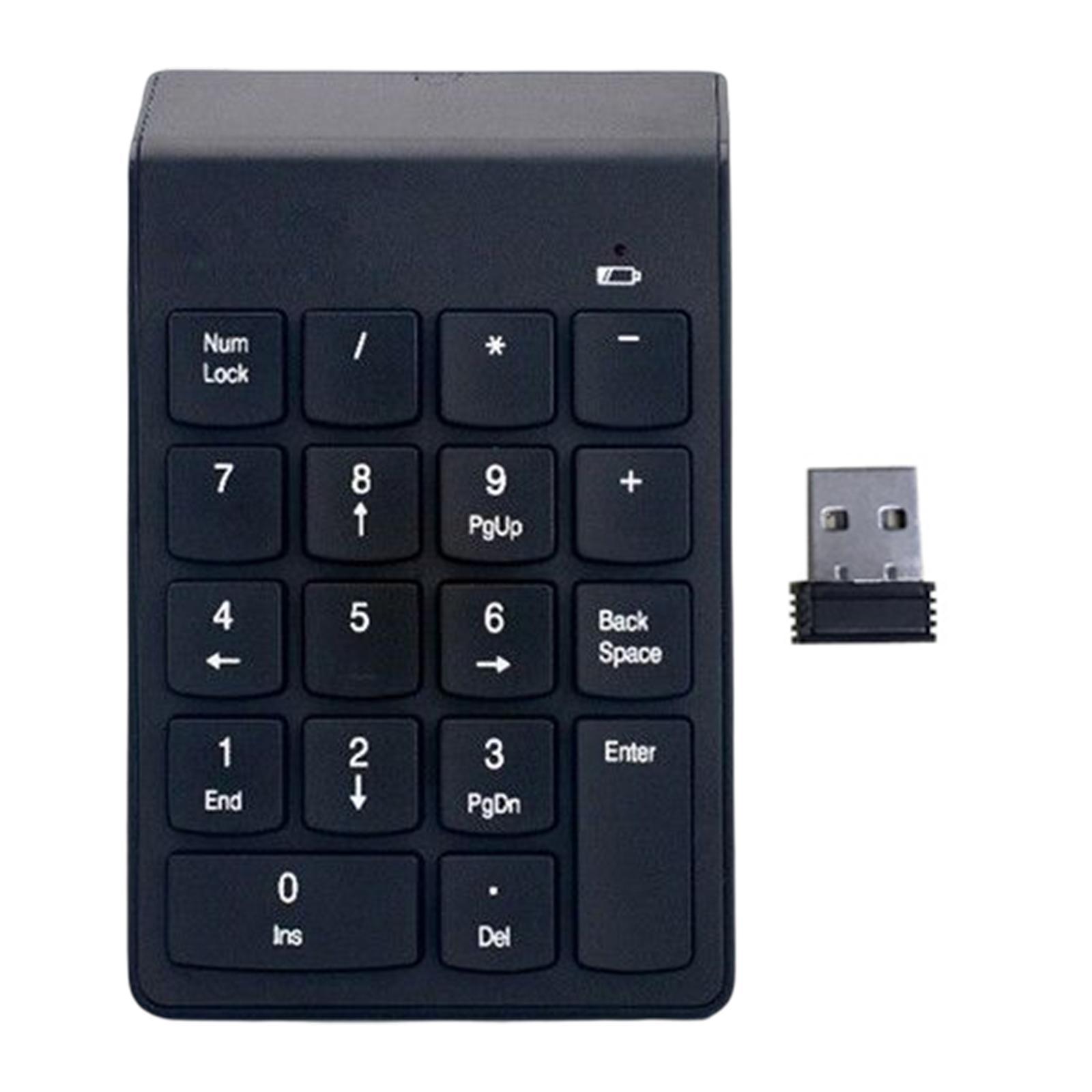 USB Numeric Keypad 18 Keys 18 Keys Mini Universal Convenient Anti Slip Compact USB Connection