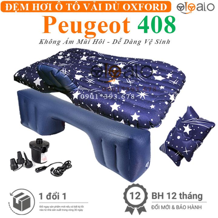 Đệm hơi ô tô Peugeot 408 vải dù Oxford CAO CẤP họa tiết ngôi sao