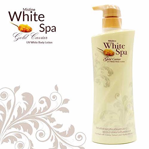 Kem dưỡng trắng da Mistine White Spa Gold Carvia Thái Lan 400ml tặng móc khóa