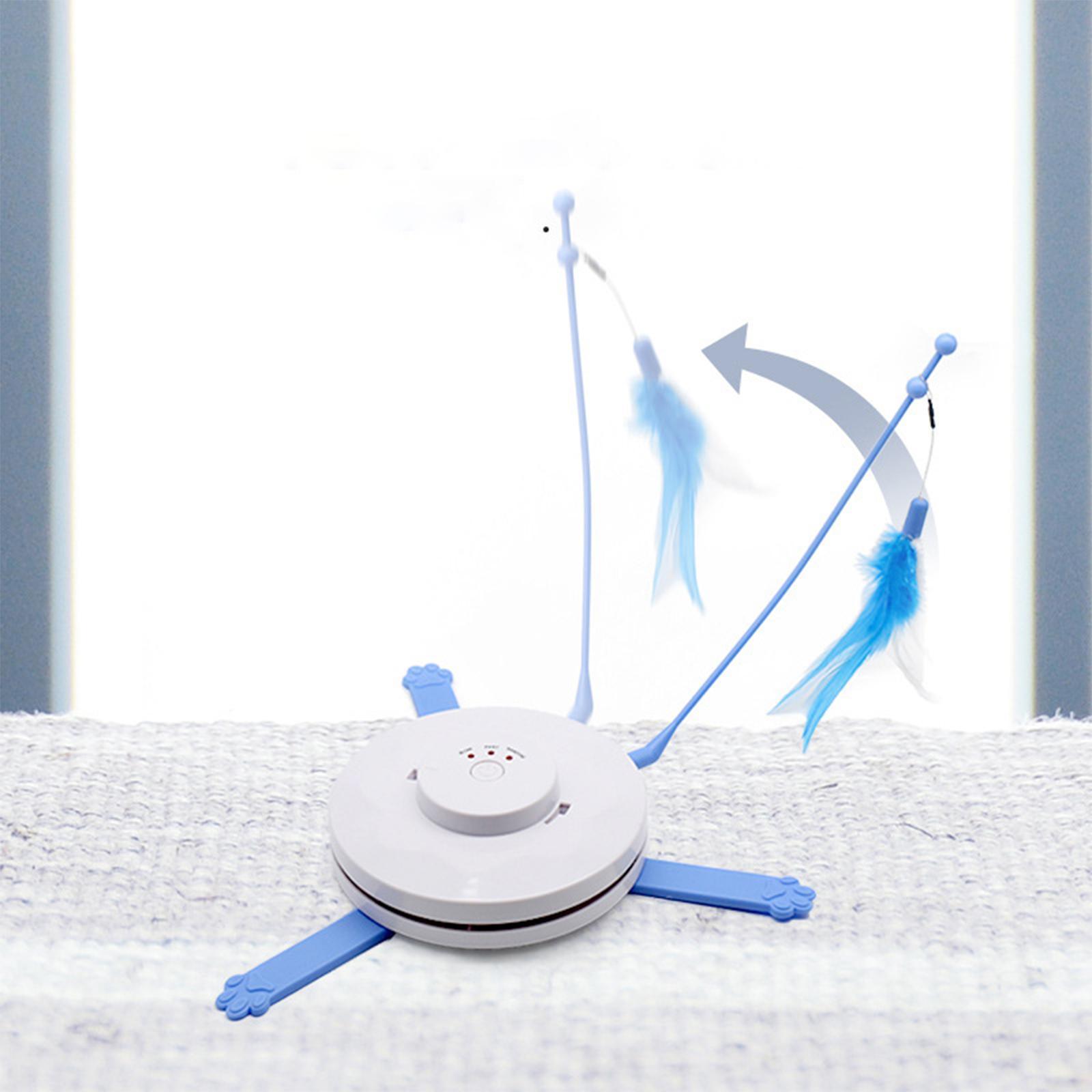 2 in 1 Electric Cat Toys Indoor Interactive Cat Toy for Cat Kitty Kitten