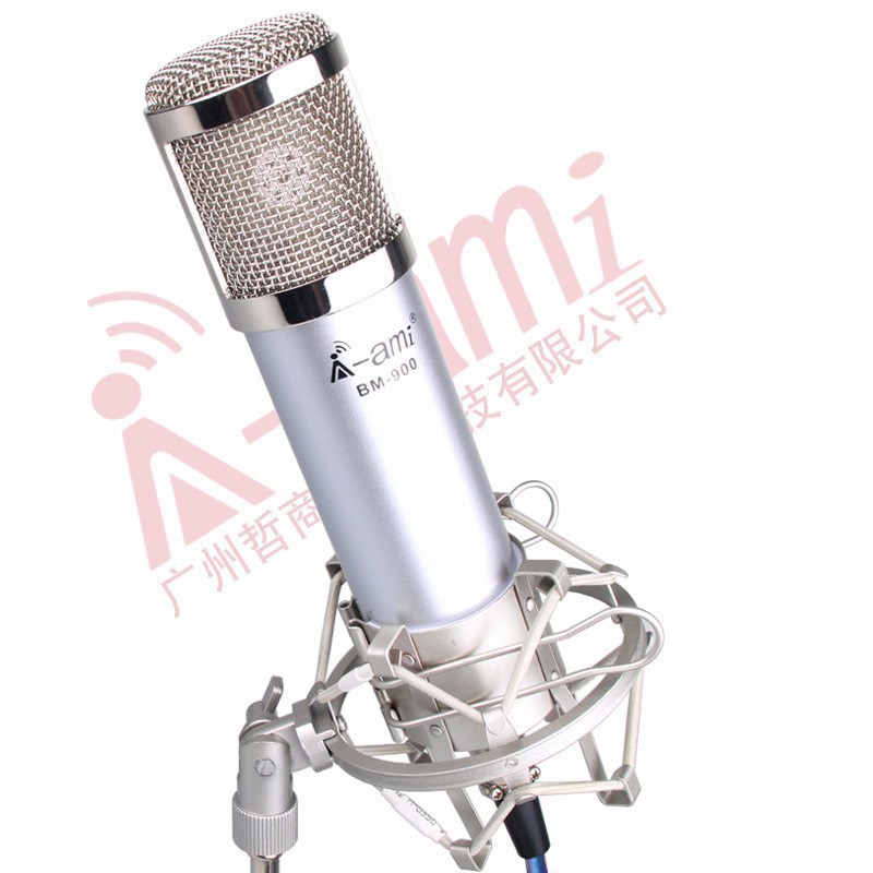 Trọn bộ hát karaoke live stream thu âm HF 5000PRO Auto tune và micro Ami BM900 đầy đủ phụ kiện Hàng chính hãng