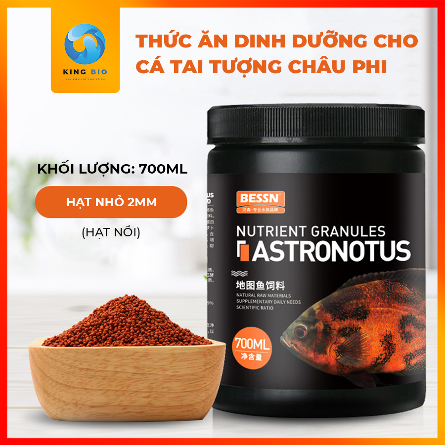 Cám cho cá tai tượng châu phi thức ăn hỗ trợ lên màu, giàu đạm và Vitamin