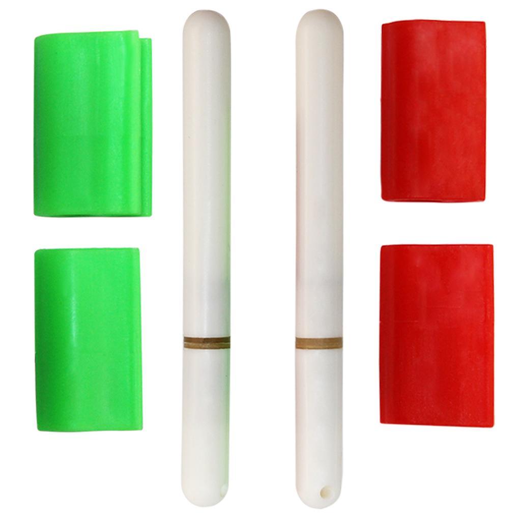 2 Pieces Fishing Rod Luminous Stick Light LED Removable Float Night Tackle