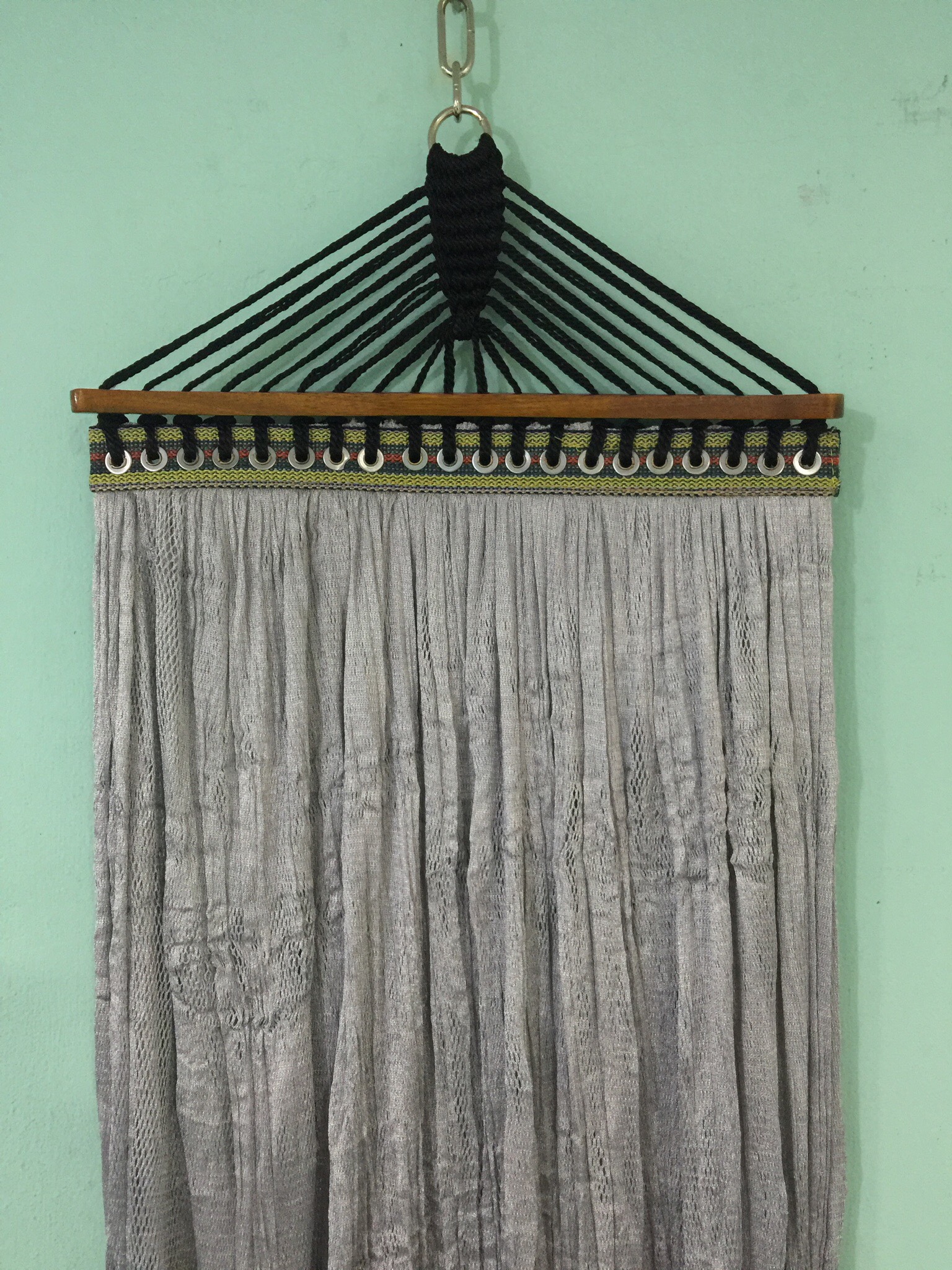 Võng lưới Ban Mai mềm mịn,cỡ đại cán gỗ 50cm