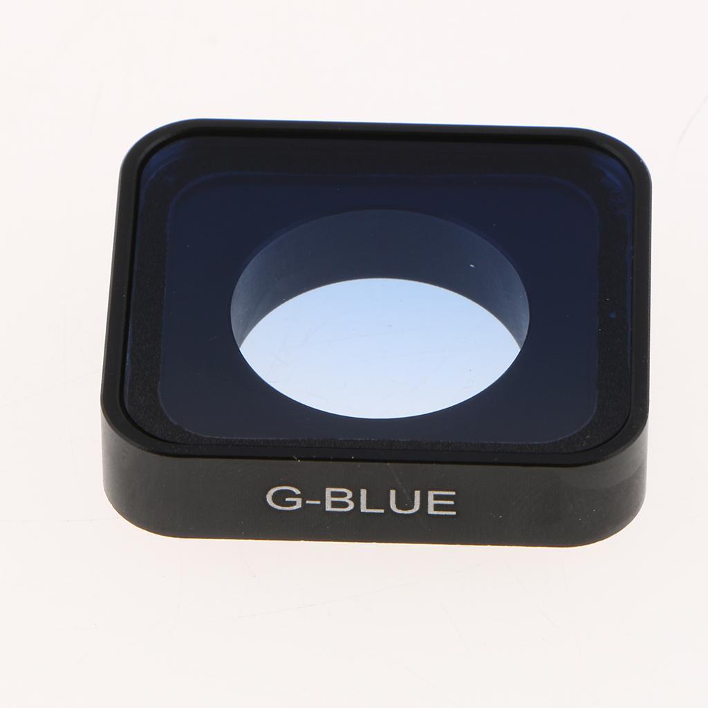2 Pieces Color Filters Lens Protector Protective Cover Case Replacement Part for GoPro Hero 7 Hero 5 Hero 6 Cameras Yellow+Gradient Blue