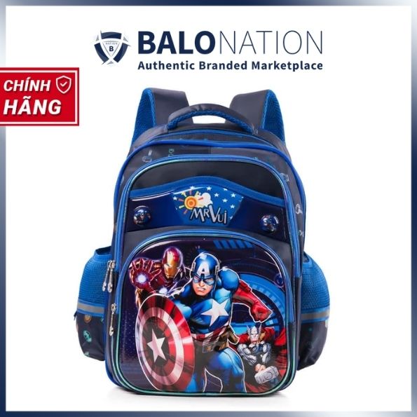 Balo Học Sinh Tiểu Học Dành Cho Bé Trai Lớp 1-3 MR VUI 918 - Hàng Chính Hãng