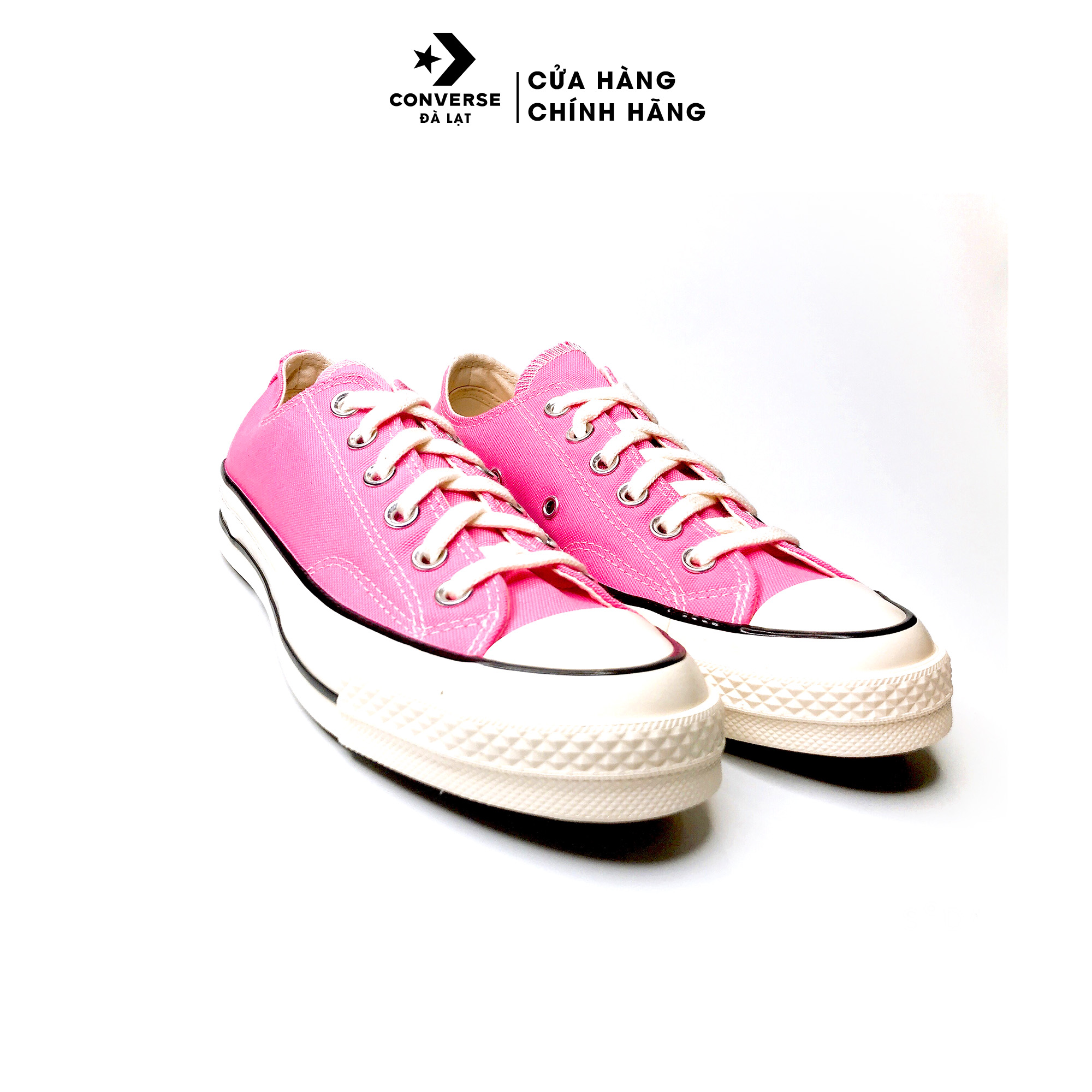 Giày Converse màu hồng Chuck 70 Recycled Rpet Canvas Sneakers thời trang năng động -172681C