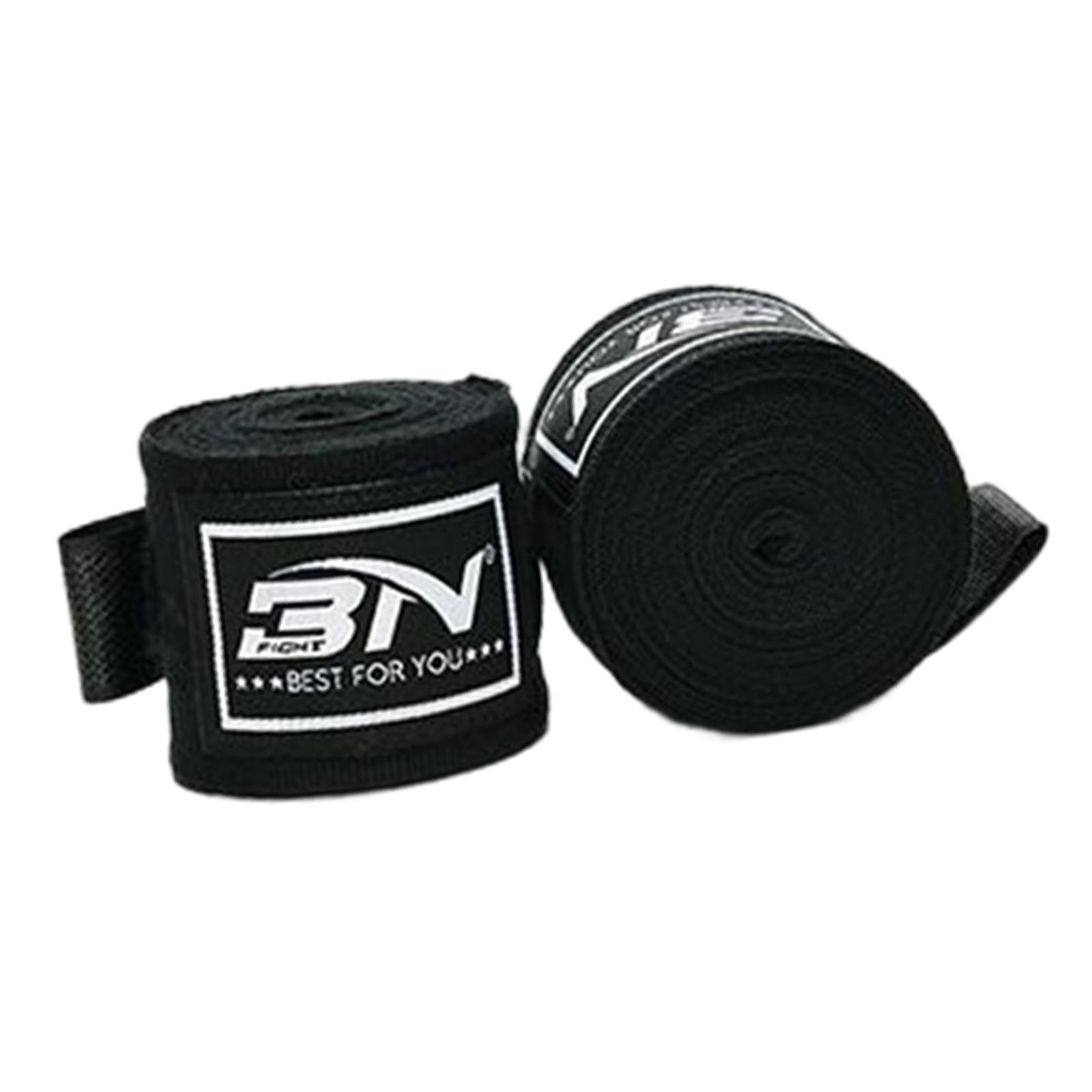 Boxing Hand Wrap Wrist Support Bandages Wrist Wrap for Boxing Adult Black