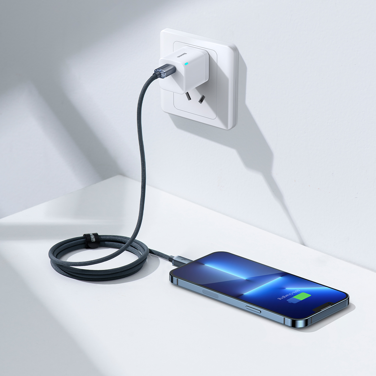 Cáp sạc nhanh 20W hiệu Baseus Crystal Shine Series Type-C to iPhone dài 2m - Hàng chính hãng - 2M