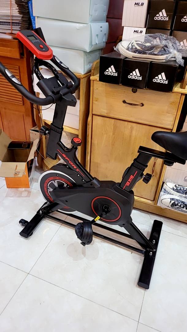 Xe đạp tập thể dục tại nhà HT007 - Xe đạp tập gym tại nhà HT007 chắc chắn, tiết kiệm không gian phù hợp với mọi lứa tuổi