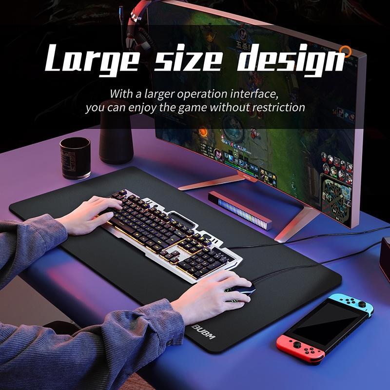 Tấm Lót Chuột Và Bàn Phím Chơi Game 6MM Bằng Cao Su Mềm Chống Trượt 80cmx40cm / 90cmx40cm