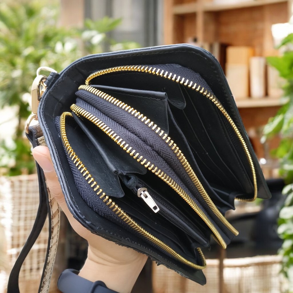 Ví dài cầm tay 2 khuôn size 21*11 cm đẹp khó cưỡng!