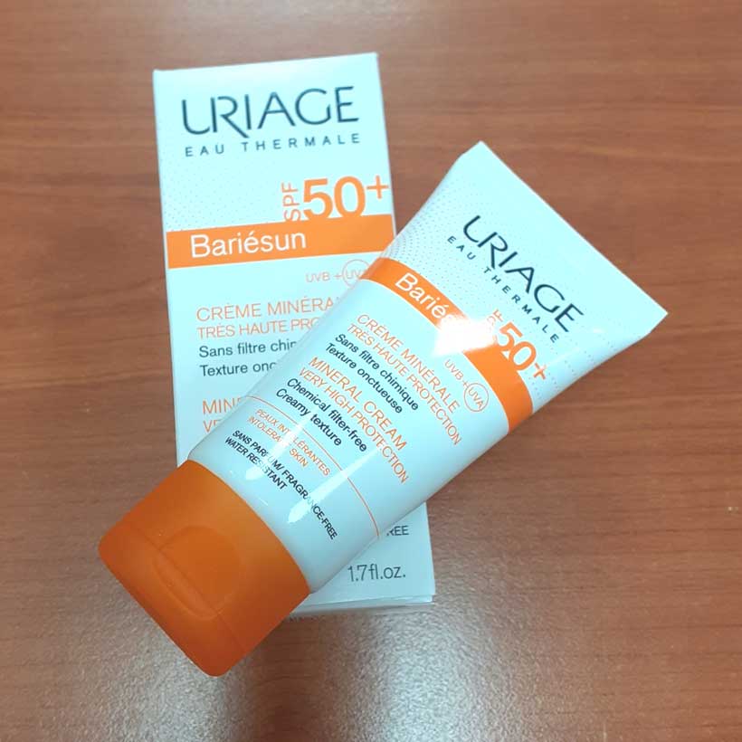 Kem Chống Nắng Màng Lọc Da Nhạy Cảm Uriage Bariésun SPF50+ Crème Minerale (50ml)