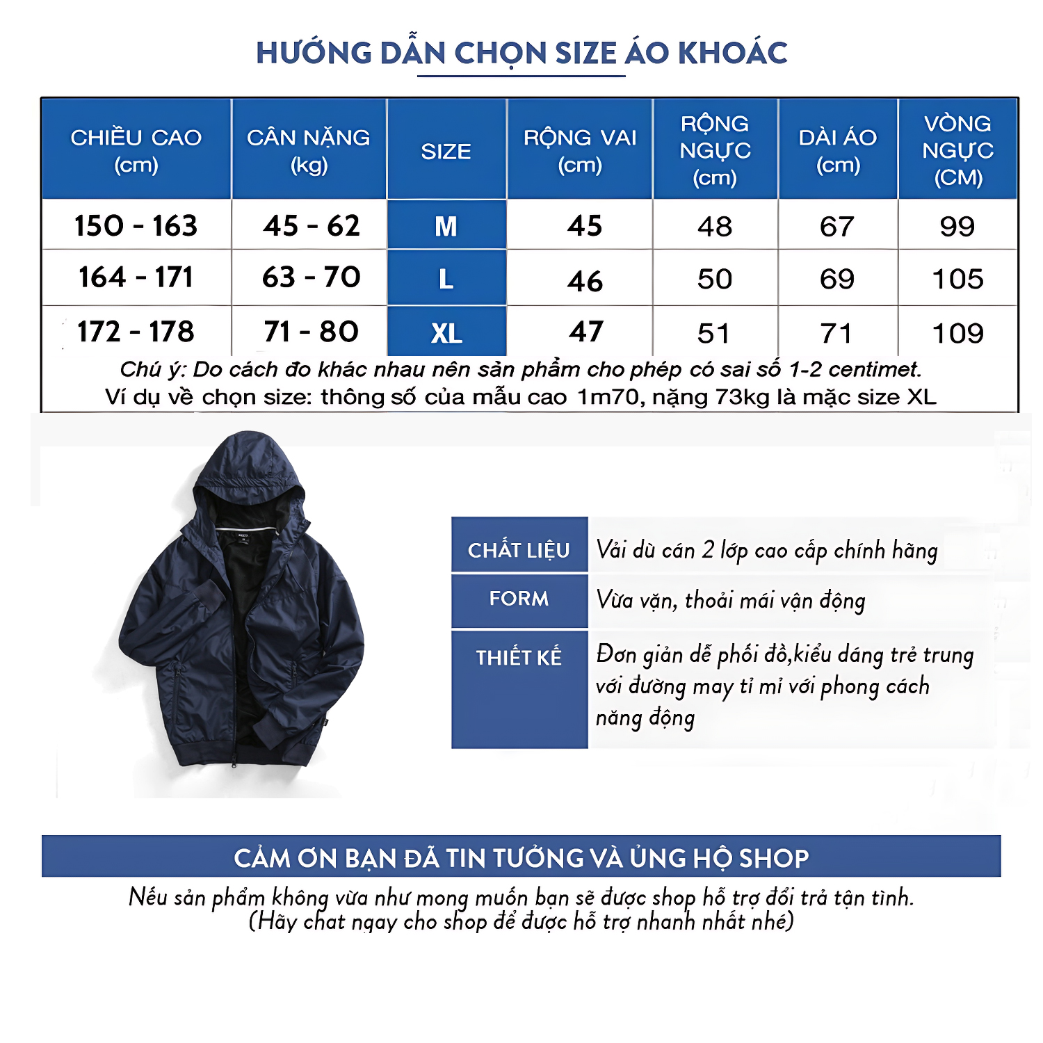 Áo khoác nam chống nắng gió thu đông Doka chất liệu dù giữ ấm cao cấp có 3 màu đen , xanh đen , xanh rêu