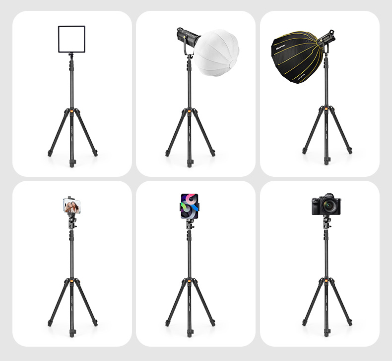 Tripod Yunteng VCT-5228 Đa Năng - Chân Đế Quay Phim Chụp Ảnh Chuyên Nghiệp, Cao Tối Đa 210cm - Hàng chính hãng