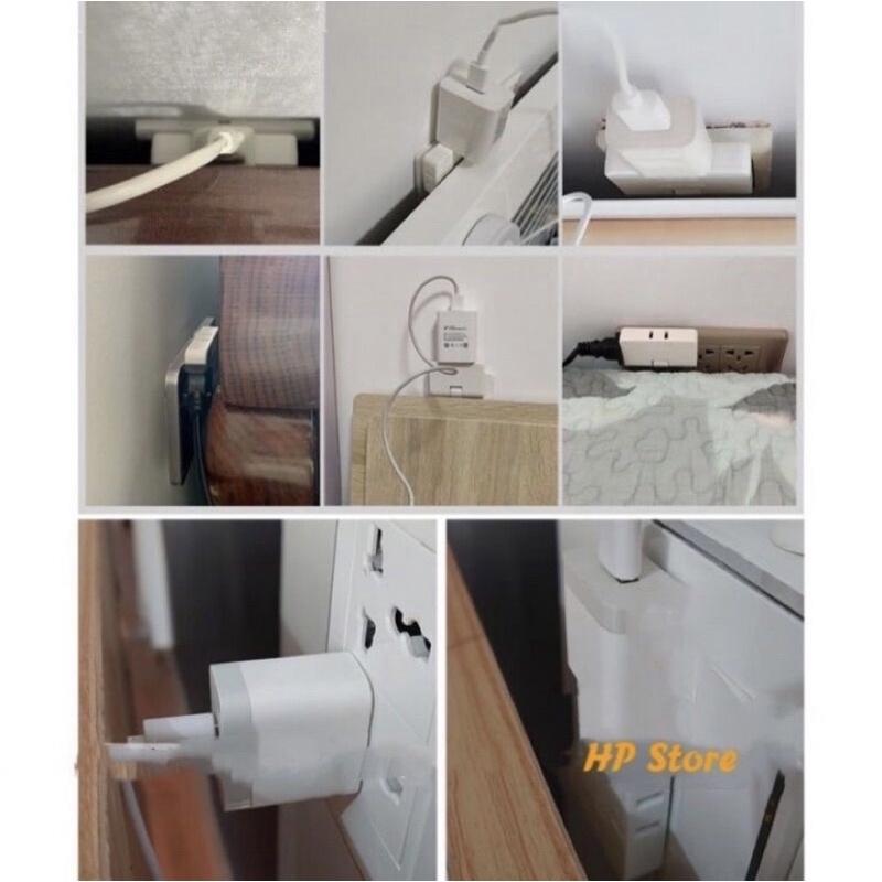 Phích Cắm Ổ Điện Gấp Gọn Linh hạt, Chia 3 Ổ Chấu Đầu Ra Xoay 90 Độ Chịu Tải Cao Tự Ngắt Điện 1 Ra 3