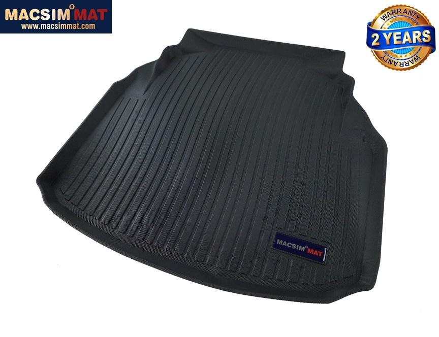 Thảm lót cốp Mercedes C 2008-2013 nhãn hiệu Macsim chất liệu TPV cao cấp màu đen