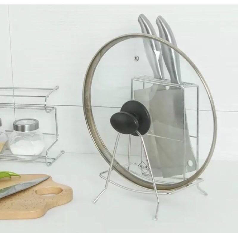 Giá cài dao thớt inox không gỉ hàng cao cấp dầy dặn