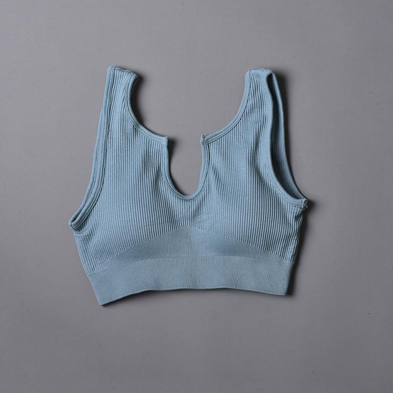 Liền Mạch Bộ Thể Thao Nữ 2 Bộ 2 Chiếc Áo Crop Top Áo Bra Quần Short Tập Luyện Bộ Trang Phục Thể Dục Thẩm Mỹ Chạy Quần Tập Gym Nữ thảm Tập Yoga Bộ Quần Áo